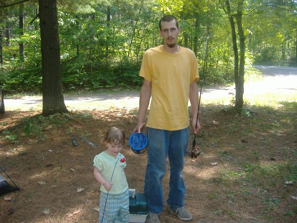 Corey and Schyler going fishung